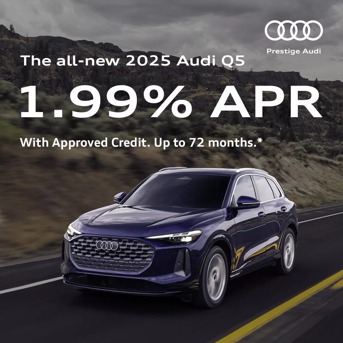 2025 Audi Q5 1.99% APR WAC