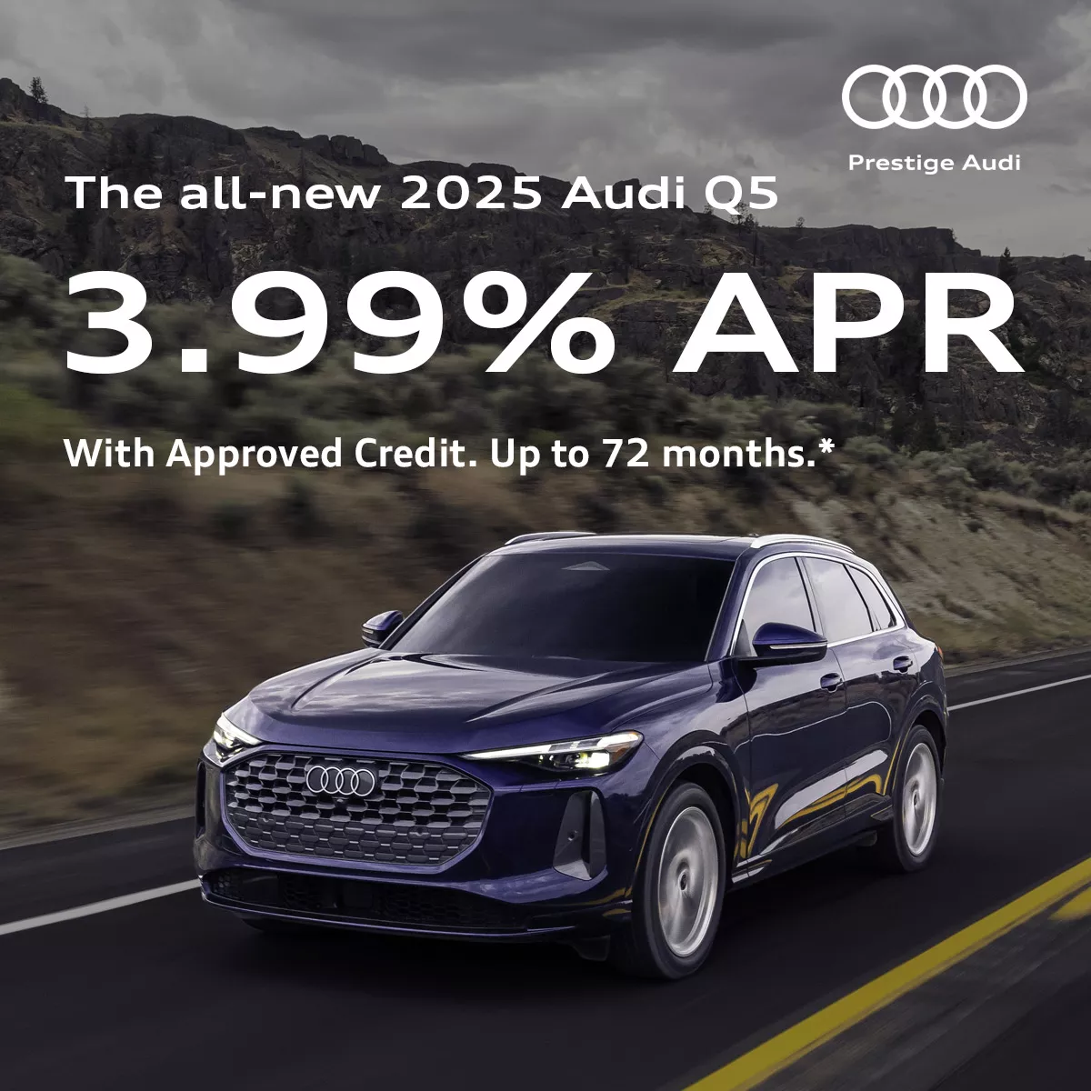 2025 Audi Q5 3.99% APR WAC