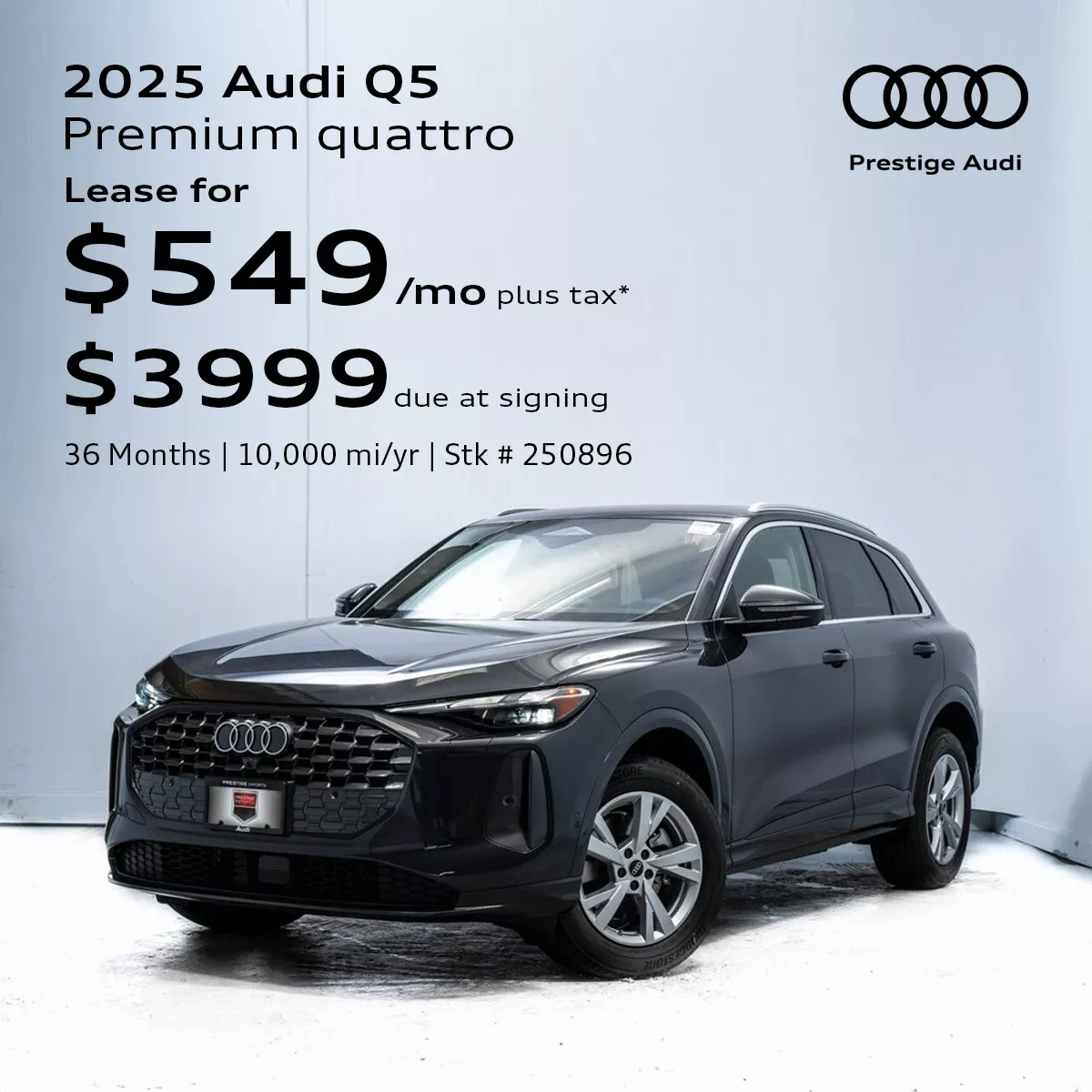 2025 Audi Q5 Premium quattro Lease Offer