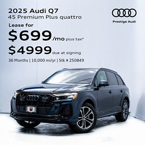 2025 Audi Q7 45 Premium Plus Lease Offer