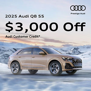 Audi Q8 - $3000 Audi Customer Credit