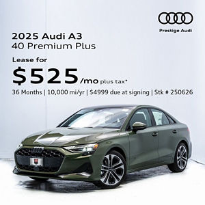 Audi A3 Lease Offer