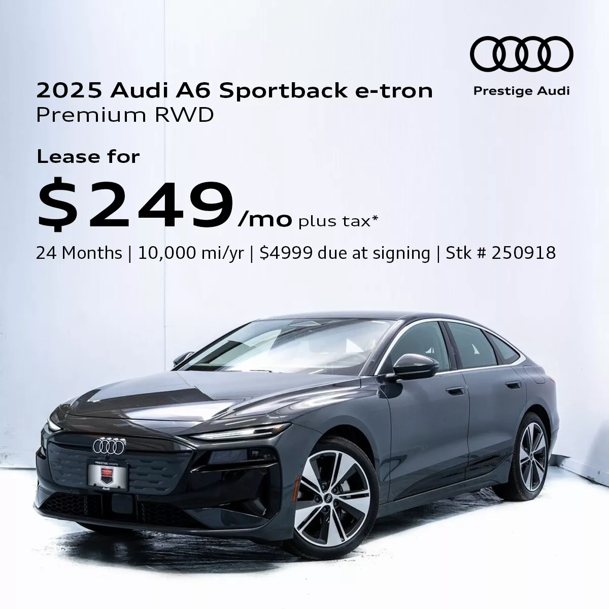 Audi A6 Sportback e-tron Lease Offer