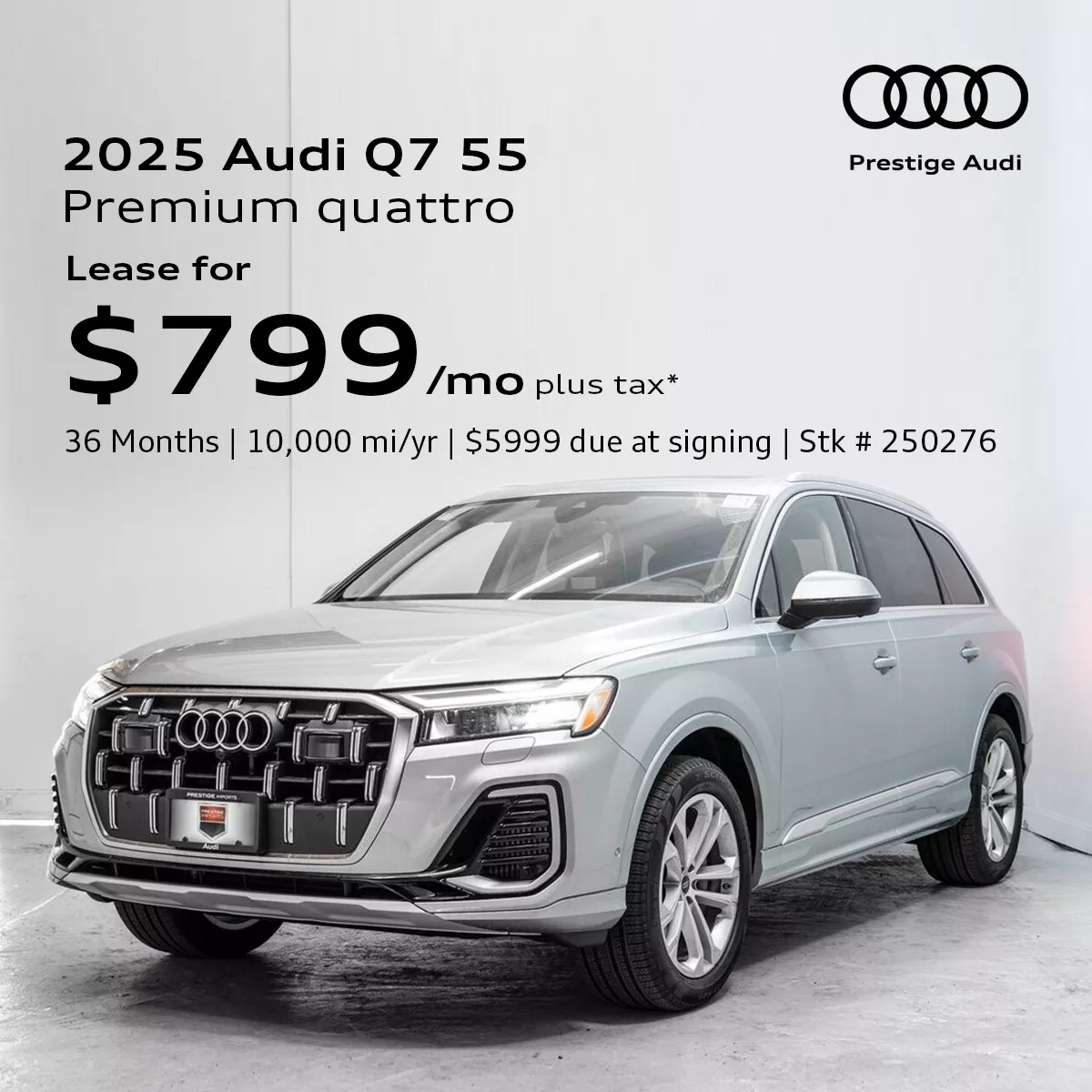 2025 Audi Q7 Lease Offer