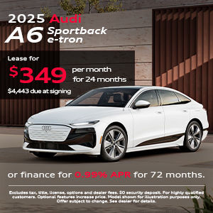 2025 Audi A6 Sportback e-tron Specials