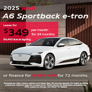 2025 Audi A6 Sportback e-tron Specials