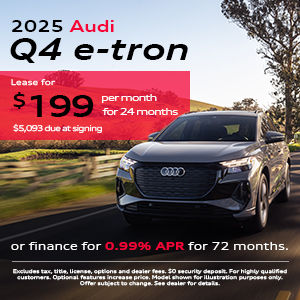 2025 Audi Q4 e-tron Specials