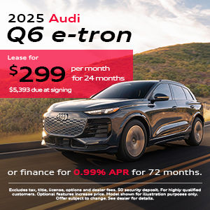 2025 Audi Q6 e-tron Specials