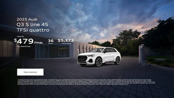 2025 Audi Q3 S line 45 TFSI quattro Lease Offer