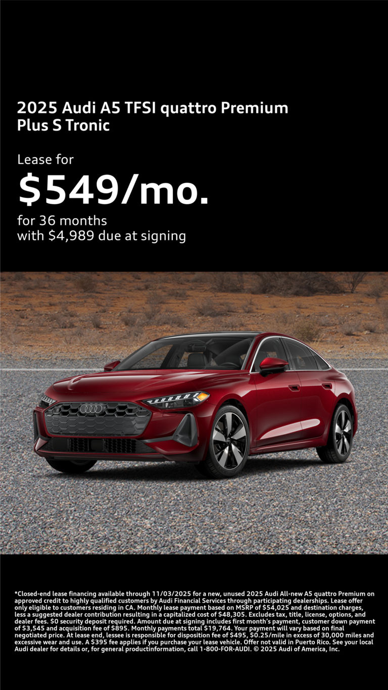 2025 Audi A5  quattro Premium Package