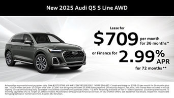 New 2025 Audi Q5 S Line AWD
