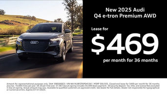 New 2025 Audi Q4 e-tron Premium AWD