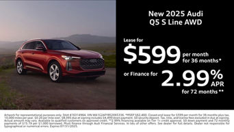 New 2025 Audi Q5 S Line AWD