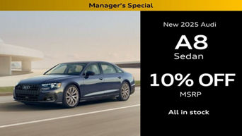 A8 driving. 10% OFF MSRP