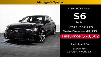 New Audi S6 Sedan