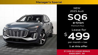 Audi SQ6 e-tron lease special
