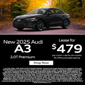 Audi A3 Lease Pacific