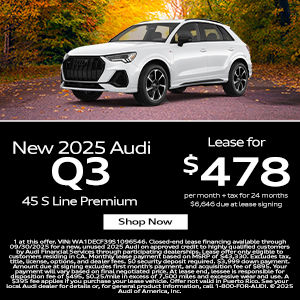 Audi Pacific Q3 Lease