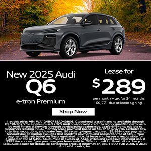Audi Q6 e-tron Lease Pacific