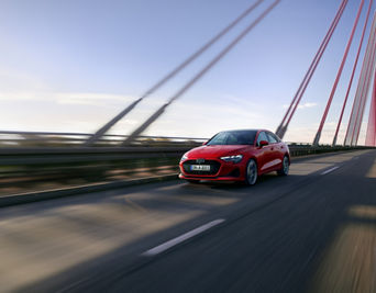 a3  front view on the road