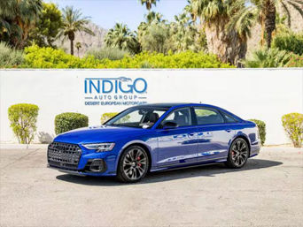 front facing 2025 Audi A8 parked