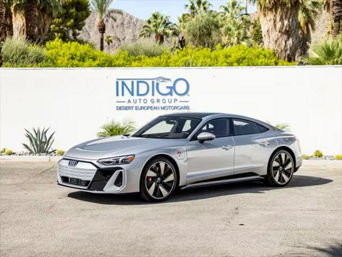 front facing 2025 Audi S e-tron GT parked