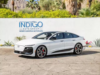 front facing 2025 Audi S6 e-tron parked