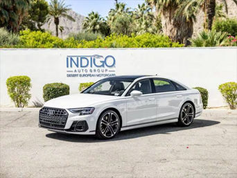 front facing 2025 Audi A8 parked