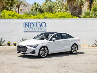 front facing 2025 Audi A3 parked outside