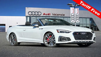 Left side profile of an Audi S5.