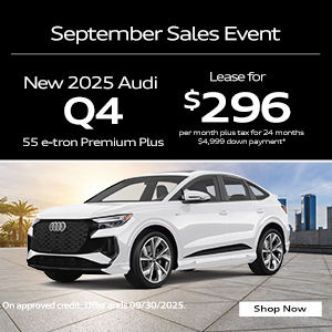 Audi West Covina September Sales Event