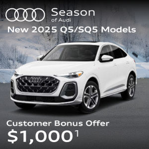 2025 Q5 and SQ5 models customer bonus offer $1,000