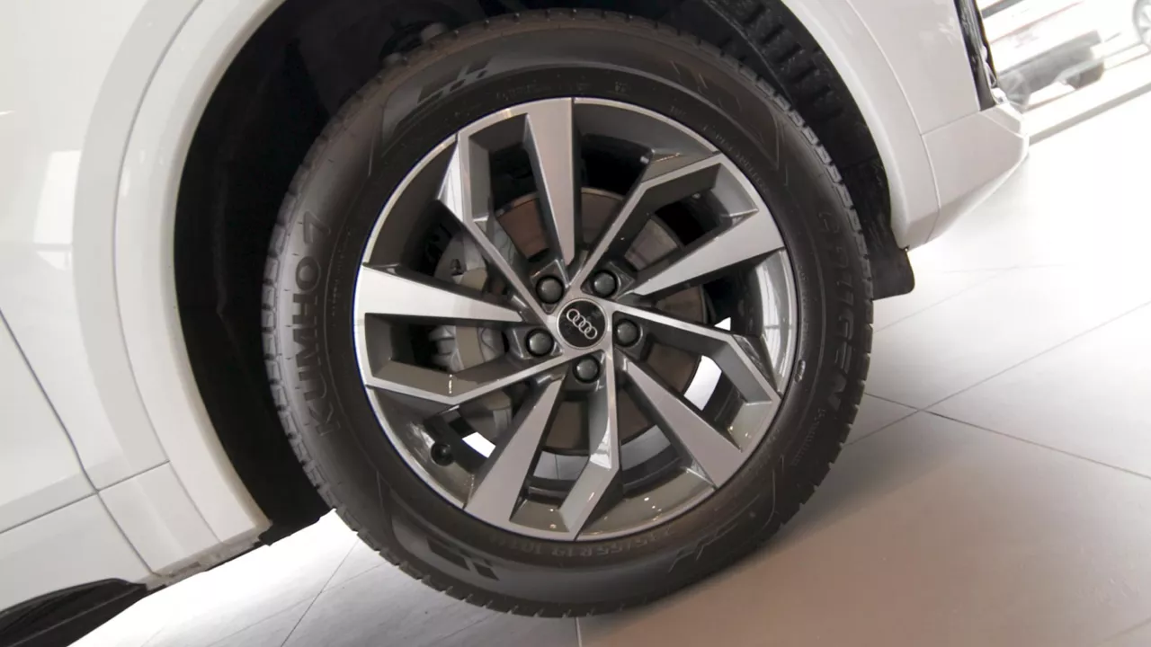 An Audi tire.