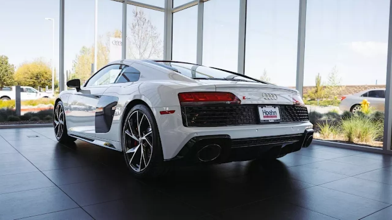Audi R8 in Audi Temecula showroom