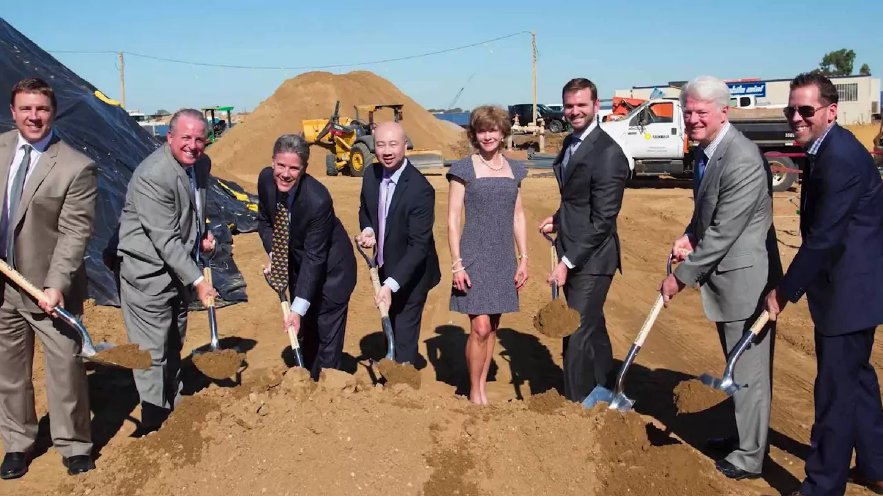 the groundbreaking ceremony for Audi Temecula 