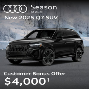 New 2025 Q7 SUV customer bonus offer $4,000