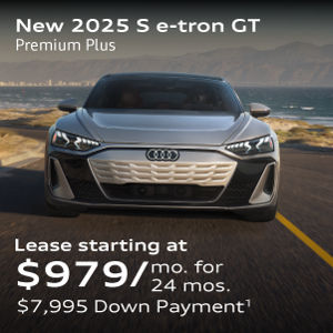 New 2025 S e-tron GT Prestige Lease starting at $979/ mo. for  24 mos. $7,995 Down Payment1