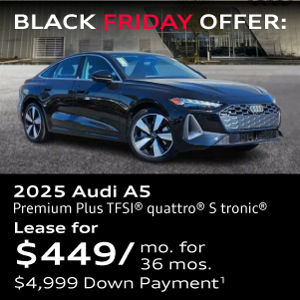 Black Friday Offer: 2025 Audi A5 Premium Plus TFSI® quattro® S tronic®