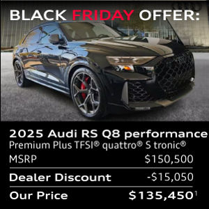 Black Friday Offer 2025 Audi RS Q8 performance Premium Plus TFSI® quattro® S tronic®