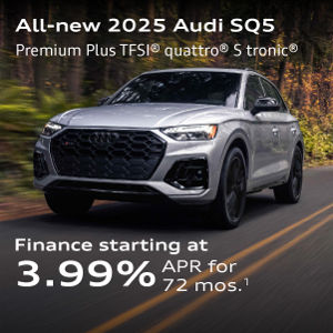 All-new 2025 Audi SQ5 Premium Plus TFSI® quattro® S tronic® Finance starting at 3.99% APR for  72 mos.