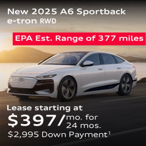 New 2025 A6 Sportback e-tron RWD Lease starting at $397/mo. for  24 mos. $2,995 Down Payment