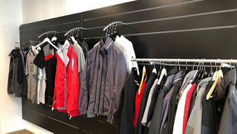 Audi branded clothing.