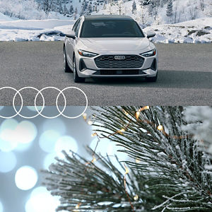 Front view of Audi A5 parked