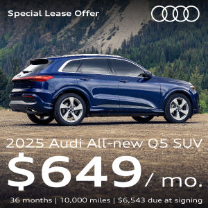 A Q5 parked.
