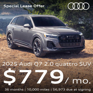 A gray Q7 parked.