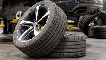 A set of Audi Tires.
