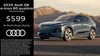 Side view of an Audi Q6