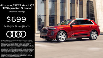 Side view of an Audi Q5