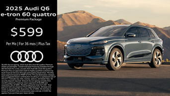 Side view of an Audi Q6
