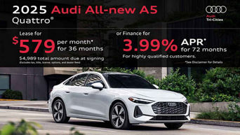 2025 All-new Audi A5 October Specials